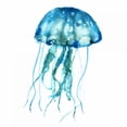 thumbnail image 3 of Selkirk, Edward 12x12 Black Modern Framed Museum Art Print Titled - Jellyfish, 3 of 5