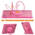 thumbnail image 4 of XYX For iPad Pro 12.9 inch Case 6th/5th/4th/3rd Generation, 360 Rotating Hand Grip, Shoulder Strap, Heavy Duty Drop Protection, Rose, 4 of 7