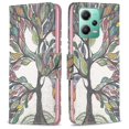thumbnail image 1 of Funda tipo billetera ZHAOCHENG para Xiaomi Poco X5 5G / Redmi Note 12 5G con diseño de árbol, 1 of 5
