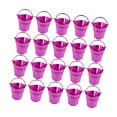thumbnail image 5 of FVDPWYE 20Pcs Small Candy Buckets Cookie Barrel Party Favors with Handle Fashion Wedding Rose Red, 5 of 9