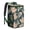 Dark-green-25, variant on Tropical Floral Cooler Backpack 20L Insulated Soft Cooler Bag Leakproof for Beach Camping Picnic with Hibiscus Print