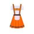 thumbnail image 4 of Mercatoo Toddler Girls Summer Lace Round Neck Dress Stage Suit Top+Suspender Dress Girls School Prom Party Dress 3 to 8 Year, 4 of 4