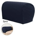 thumbnail image 3 of Pack of 2 arm protectors armrest covers armrest covers for couch sofa loveseat Navy, 3 of 9