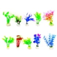thumbnail image 1 of Artificial Aquarium Plants Fish Tank Decorations Aquarium Plants 10 PCS, 1 of 7