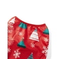 thumbnail image 4 of Pijamas navideños familiares a juego, conjunto de pijama con estampado de árbol de Navidad (camiseta y pantalón) para bebé/perro/perro/peluche)., 4 of 8