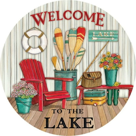 magnet accent lake welcome decor custom