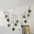 thumbnail image 2 of Adorno para Colgar en la Pared de Macramé con Hojas Tejidas, Tapiz de Pared Artístico Tejido Hecho A Mano, Decoración del Hogar para Dormitorio, Sala de Estar A, 2 of 7