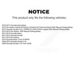 thumbnail image 2 of Transit Auto Rear Disc Brake Rotors and Semi-Metallic Pads Kit for Car Hyundai Sonata Kia Optima Azera K8S-101844, 2 of 11