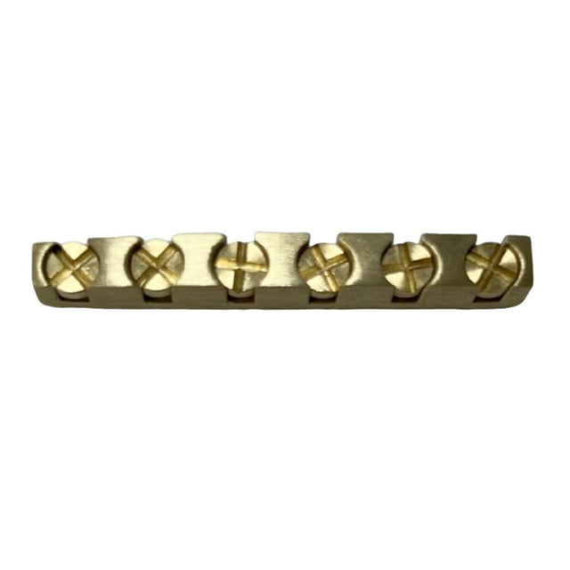 Tuerca ajustable , piezas de repuesto de instrumentos musicales Premium, tuerca de latón de 42,2/42/43mm, tuerca de guitarra de latón Estilo LP 43mm Sunnimix Tuerca de latón eléctrica