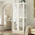 thumbnail image 3 of KULAGAGA Curio Cabinet Display Storage Cabinet with 6 Shelves and Glass Door for Home Office, 3 of 7