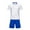 White, variant on ZZwxWA Kids Boys Girls Soccer Uniform Athletic Jersey with Shorts Set Basketball Football Sports Outfits