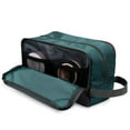 thumbnail image 3 of Toiletry Bag for Men Hanging Travel Dopp Kit Lightweight Water Resistant Small Shaving Bag Bathroom Cosmetic Organizer for Women, Malachite Green, 3 of 7