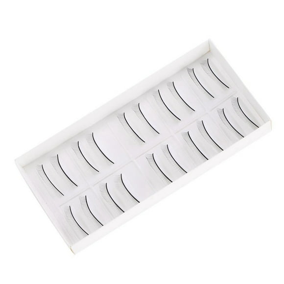 10 Pares Practican El Juego De Maquillaje De Ojo De Abrenamiento De Extensión De Pestañas Postizas