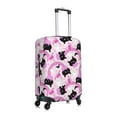 thumbnail image 3 of Daiia Pink Girl Halloween Luggage Cover, Thickened Washable Travel Luggage Covers, Elastic Unique Baggage Covers for 18-20 inch Luggage-Large, 3 of 9