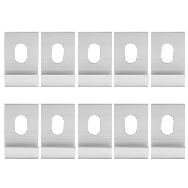 YLSHRF Base Clips, Greenhouse Base Clips, 1.3x0.8In For Greenhouses Garden