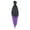 black purple, variant on Halloween Decor Braiding Hair Extensions, Synthetic Fiber Hair Strands for Party Hairstyles