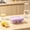 Purple, variant on ZZkhGO Mini 6 Cavity Silicone Tray, Press Type Ice Maker with Lid and Clear Base, Small Ice Molds for Freezer Home Beverage Drinks Cocktail, Purple