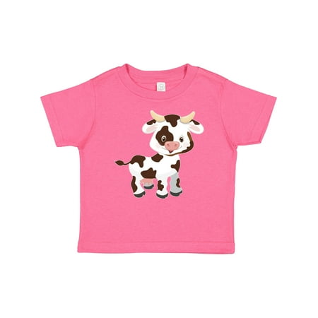 

Inktastic Cute White Holstein Cow with Brown Spots Gift Baby Boy or Baby Girl T-Shirt