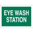thumbnail image 1 of brady 22665 eye wash sign, 7 x 10in, wht/grn, eng, text, 1 of 1