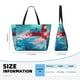 thumbnail image 4 of Disketp Aurora Borealis Village Bolsa de Playa de Gran Capacidad, Bolso Impermeable y a Prueba de Arena para Mujer, Ideal para Playa, Piscina y Natación, 4 of 7