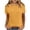 Yellow, variant on Htigea Womens 3/4 Sleeve Shirts Women's Classic Comfort Round Neck T-Shirt Solid Color Basic Knit Loose Blouse Tops Sale White,L