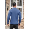 thumbnail image 4 of COOFANDY Mock Turtleneck for Men Long Sleeve High Neck Pullover Sweater Slim Fit Casual Thermal Tops, 4 of 6