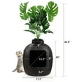 thumbnail image 3 of Superjoe Plastic Hidden Cat Litter Box with Carbon Filter & Real Stones, Brown, 3 of 7