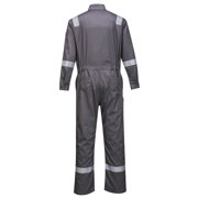 Portwest FR94 Men's FR Coverall, Lightweight Flame Resistant Bizflame 88/12 Iona Protective Workwear Gray, 4X-Large