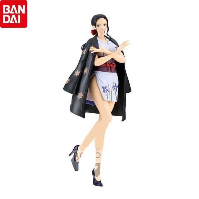 BANDAI ONE PIECE Nico·Robin Action Figures Model Genuine Anime Figures Collection Hobby Gifts ToysAbout 25 cm Gong Bohan LED