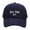 Navy, variant on Womens Letter Embroidered Baseball Cap Soft Top Face Design Sunshade Adjustable Dad Hat for Lady