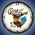 thumbnail image 2 of 20061136 Reloj Rise and Shine Collectible Sign & Clock Fabricado en EE UU, 2 of 2