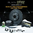 thumbnail image 7 of Hart Brakes Front Brakes and Rotors Kit |Front Brake Pads| Brake Rotors and Pads| Semi Metallic Brake Pads and Rotors| Hardware Kit and Brake Sensor - BHC1.63032.53, 7 of 7