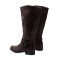 thumbnail image 5 of Style & Co. Womens Marliee Wide Calf Faux Leather Motorcycle Boots, 5 of 7