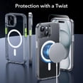 thumbnail image 2 of Set de fundas ESR para iPhone 15 translúcidas mate con protector de pantalla, 2 of 9