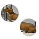 thumbnail image 4 of Decoración del hogar, estatuas de perro salchicha, figura realista y adorable de perro salchicha, decoración de resina, estatua decorativa coleccionable para escritorio, hogar y oficina. Decoraciones, 4 of 4