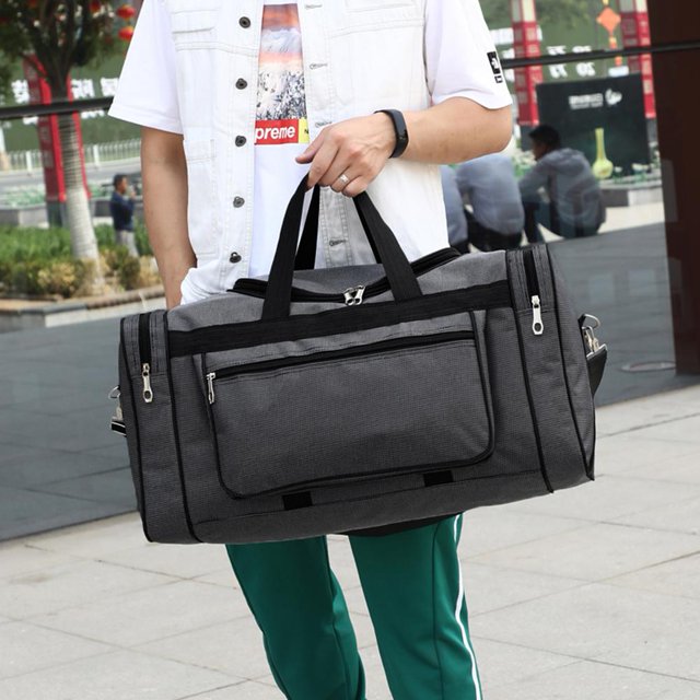 Bolso de viaje portátil de nailon de gran capacidad para viajes de ocio