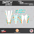 thumbnail image 3 of Kalair GFX Graphics Kit for KTM Enduro 4-Stroke 250 XC-F, 350 XC-F and 450 XC-F (2019-2022) Twitch Series, 3 of 5