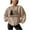2#Khaki, variant on qolati Waffle Knit Sweatshirt for Women Christmas Trees Print Sweatshirt 2024 Trendy Crew Neck Casual Waffle Pullover Holiday Long Sleeve Xmas Tops
