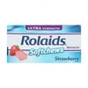 Rolaids Ultra Strength Softchews Antacid, Stranberry, 6 Ea, 12 Pack