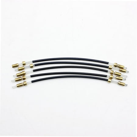 Viool Staartstuk Viool Staart Darm Staal 12×2 × 1 5 Stuks Nylon Staart Darm Staartkoord met Messing Schroef Connector voor 3 4 4 4 Viool