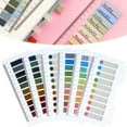 thumbnail image 4 of 1200 Pcs Onglets d'Index, Onglets de Notes Adhésives Translucides Inscriptibles avec Règle, 20 Couleurs Morandi Marque-Pages Repositionnables pour Marquage de Pages Classement de Fichiers, 4 of 6