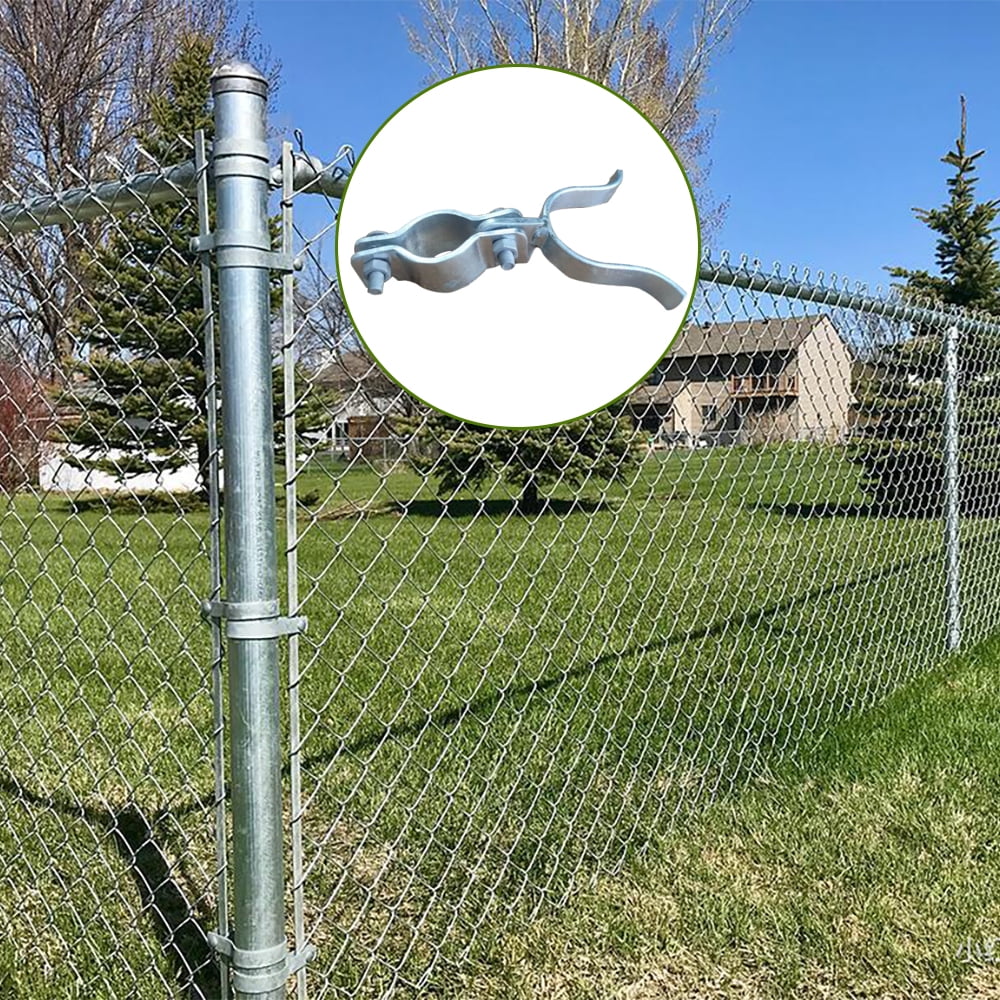 2-3/8 in. Chain Link Fence Gate Post Hinge Hardware Set (4-Set)
