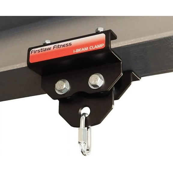 1000 LBS I-Beam Clamp - (Set at 6.0" Wide) - for Gymnastic Rings - Climbing Ropes - Heavy Bags - Multi-Fitness