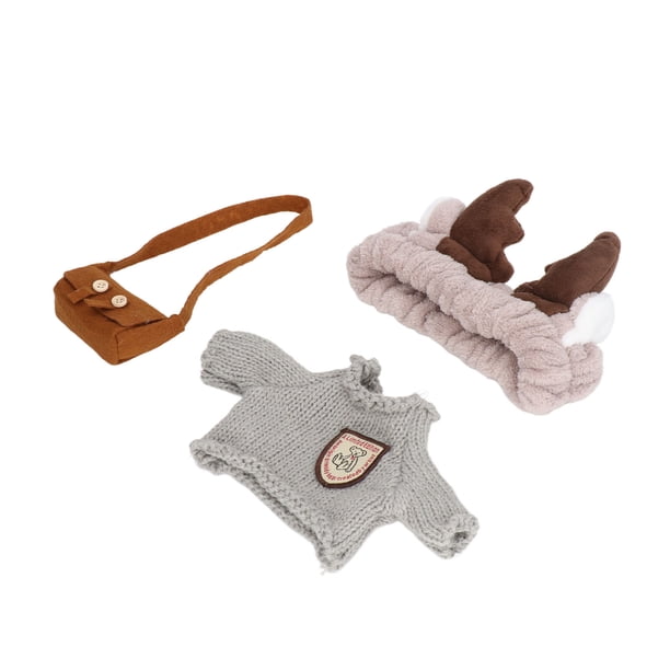 Ropa de animales de peluche, conjunto de 3 piezas, pato, pato de peluche, ropa de juguete, ropa de pato de peluche, rendimiento confiable Jadeshay A