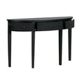 thumbnail image 4 of Solid Wood Console Table with Vertical Stripe Drawer Fronts and Four Legs, 4 of 8