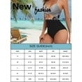 thumbnail image 2 of BERANMEY Sexy Tummy Control One Piece Swimsuit for Women Deep V Neck Cutout Swimsuits with Crisscross Back Straps Slimming High Waisted Bathing Suit Size S-2XL, 2 of 5