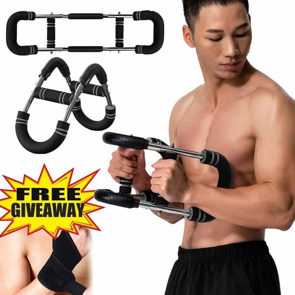 Arm Trainer, Adjustable Resistance Twister Arm Exerciser Chest Exerciser for Men, Portable Chest Workout Equipment Arm Trainer for Men