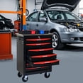 thumbnail image 4 of ARTMAN 7 Drawers Rolling Storage Tool Cart ,Metal Tool Chest with Key Locking and Parking Brake for Workshop Garage Warehouse, 4 of 13