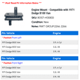 thumbnail image 2 of Engine Mount - Compatible with 1971 Dodge B100 Van, 2 of 2