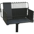 thumbnail image 3 of Pilot Rock Heavy-Duty Jumbo Steel Park-Style Charcoal Grill, 24 1/4in. x 16 1/8in., Model# CBP-247, 3 of 7